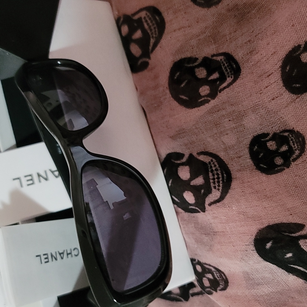 Black Chanel sunglasses